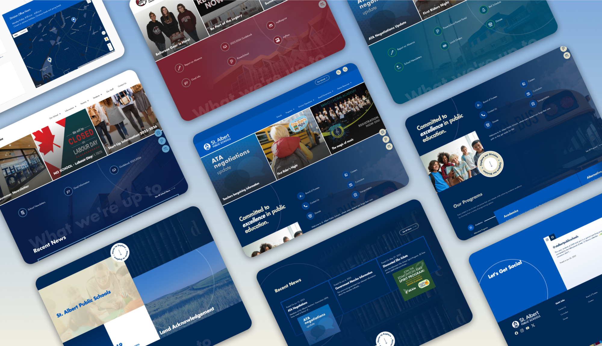 the SPS homepage tiled to create a banner.